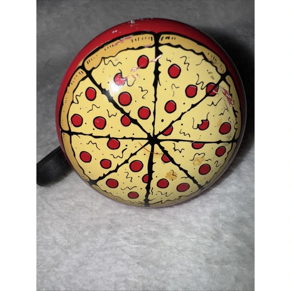 Electra Bike Bicycle BELL Metal Bell Ringer Pizza Pie Domeringer Food Pre‎ Owned